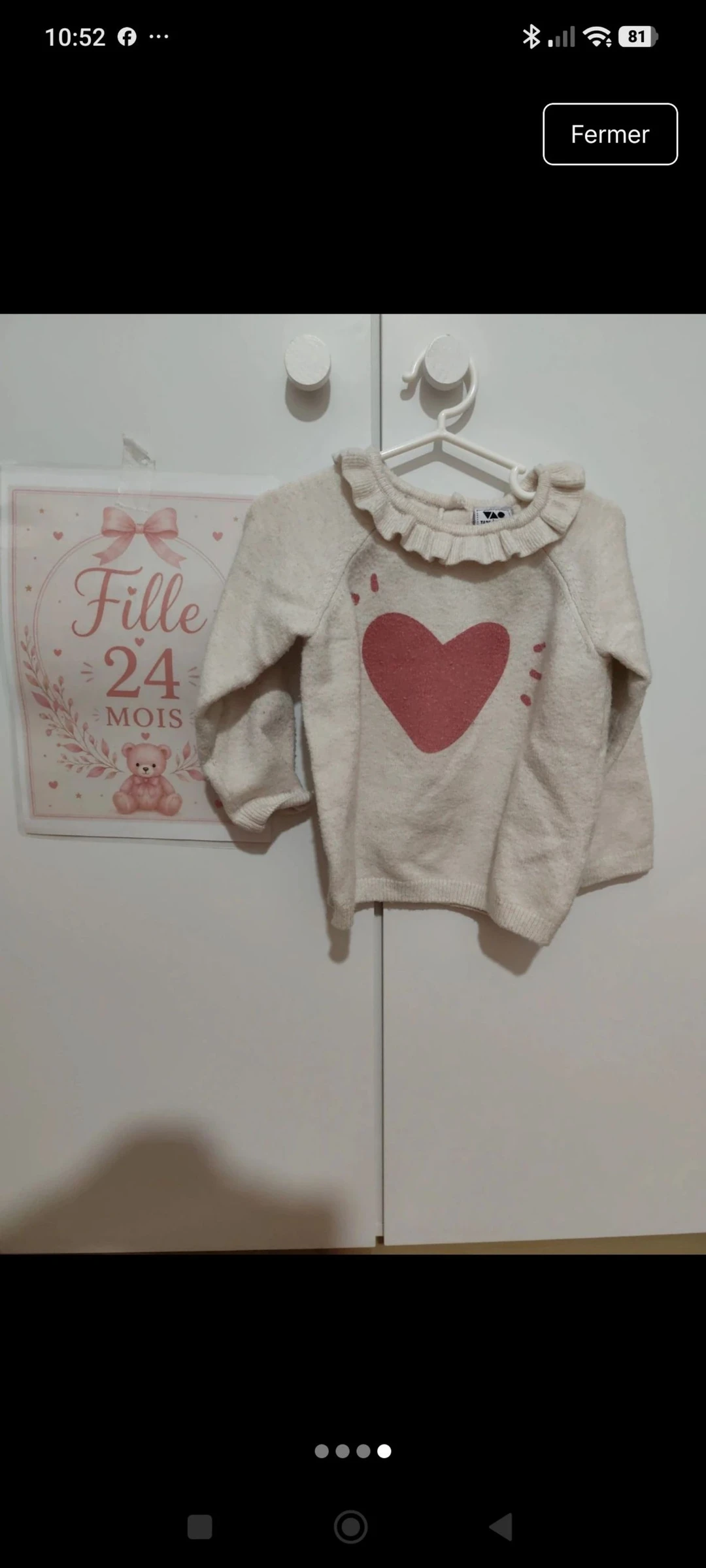 Pull 24 mois Tape à l'oeil 